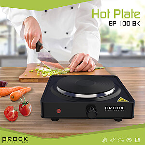 BROCK Одноконфорочная электрическая плита EP 100 BK