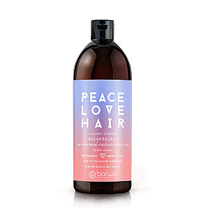 BARWA Peace Love Hair mīksts balansējošs šampūns kairinātai un taukainai galvas ādai 480ml
