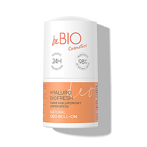 BE BIO Ewa Chodakowska Hyaluro Biorefresh dabīgais rullējamais dezodorants apelsīns 50 ml