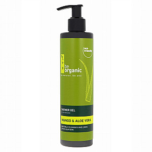 BE ORGANIC dušas želeja Mango un Aloe Vera 300ml