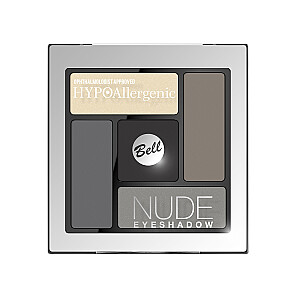 Гипоаллергенные атласные кремовые тени для век BELL HypoAllergenic Nude Eyeshadow 02 5г