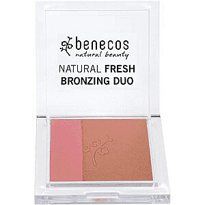 BENECOS Natural Fresh Bronzing Duo dubultais bronzējošais pulveris Ibiza Nights 8g