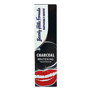 Зубная паста BEVERLY HILLS Natural White Charcoal Whitening Toothpaste с активированным углем 100мл