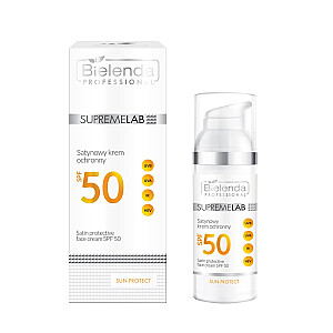 BIELENDA PROFESSIONAL SupremeLab Satin Protective Face Cream SPF50 Satīna aizsargājošs sejas krēms ar filtru SPF50 50ml