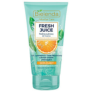 Bielenda Fresh Juice увлажняющий сахарный скраб с цитрусовой водой Апельсин 150г