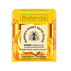 BIELENDA Manuka Honey Nutri Elixir питательно-увлажняющий дневной и ночной крем для сухой и чувствительной кожи 50мл