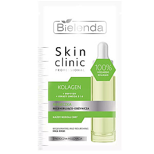 BIELENDA Skin Clinic Professional Коллагеновая регенерирующая и питательная маска 8г