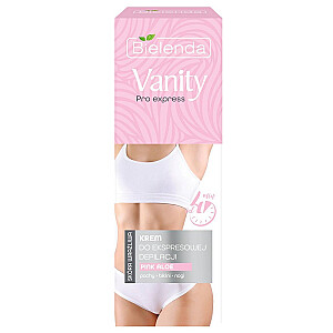 BIELENDA Vanity Pro крем для экспресс-депиляции для чувствительной кожи Розовое Алоэ 75мл