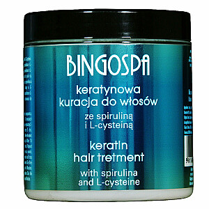 BINGO SPA Кератиновое средство для волос со спирулиной и L-цистеином 250мл