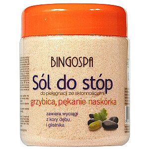 BINGO SPA Соль для ног склонных к микозам и растрескиванию эпидермиса 550г