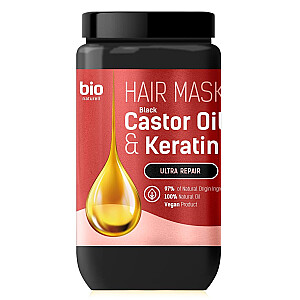 BIO NATURELL Маска для волос Ultra Repair Маска для волос с касторовым маслом и кератином 946 мл