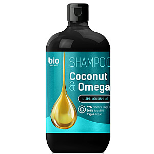 BIO NATURELL Shampoo Ultra Nourishing matu šampūns ar kokosriekstu eļļu un omega 946ml