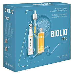 BIOLIQ Pro rinkinys intensyvus akių serumas 15 ml + intensyvus drėkinamasis serumas 30 ml