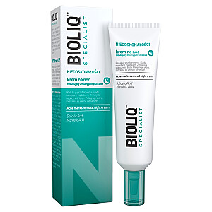 BIOLIQ Specialist pūtītes mazinošs nakts krēms, 30 ml