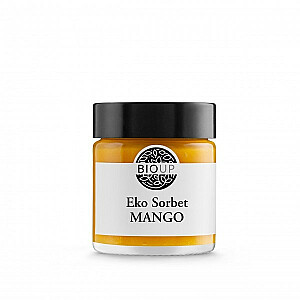 BIOUP Eco Sorbet Barojošs krēms-eļļa Mango ar jojobu un smiltsērkšķiem 30ml