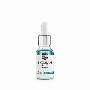 BIOUP Squalane Blue Herbal izlīdzinošā sejas eļļa Blue Biškrēsliņi 15 ml