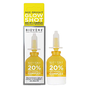 BIOVENE Glow Shot Age Bright 20% C vitamīna serums matiem 10 ml