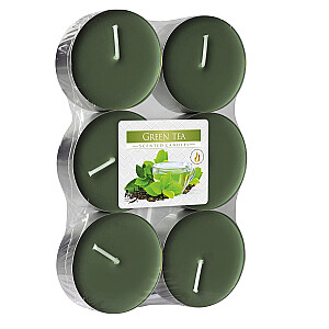 BISPOL Green Tea maxi aromatizētie sildītāji 6 gab.