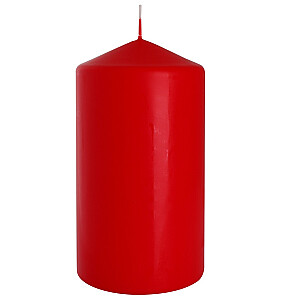 BISPOL Свеча цилиндрическая красная SW80/150-030