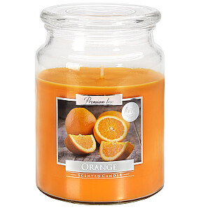 BISPOL Aromātiskā svece glāzē Apelsīns 500g