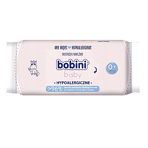 Влажные салфетки BOBINI Baby для детей и младенцев Гипоаллергенные 60 шт.