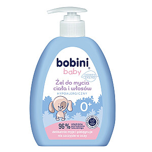 BOBINI Baby гипоаллергенный гель для мытья тела и волос 300мл