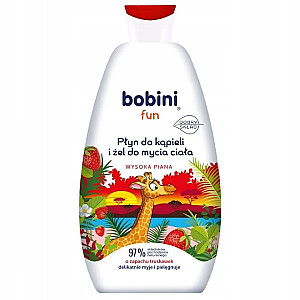 BOBINI Fun Vannas un ķermeņa želeja Zemeņu 500ml