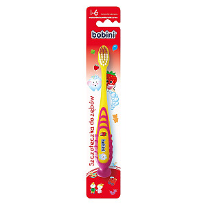 Зубная щетка BOBINI для детей 1-6 лет.