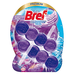 Подвеска для мытья и ароматизации BREF Brilliant Gel All in 1 для унитазов Magic Bryza 2 шт.