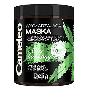 CAMELEO Green Hair Care izlīdzinošā maska ar kaņepju eļļu nepaklausīgiem matiem 250ml