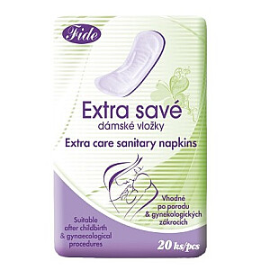 CARIN Extra Save higieniniai įklotai po gimdymo 20 vnt.