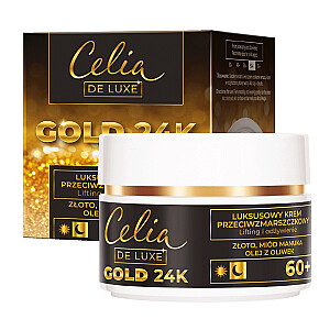 CELIA De Luxe Gold 24K 60+ ночной крем против морщин 50мл