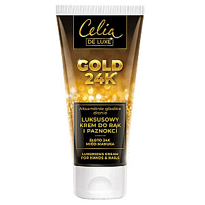 CELIA De Luxe Gold 24K роскошный крем для рук и ногтей Manuka мед 80мл