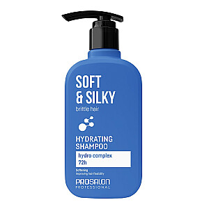 CHANTAL Prosalon Soft&amp;Silky mitrinošs matu šampūns 375ml