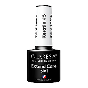 CLARESA Extend Care 5in1 Keratīna bāze hibrīda lakai 5 5g