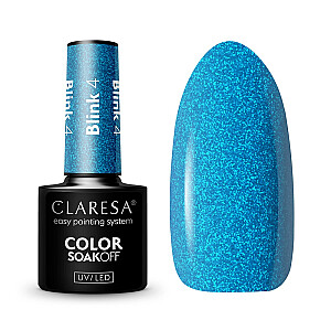 Лак гибридный CLARESA Soak Off UV/LED Blink 004 5г