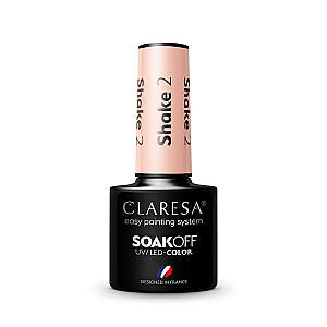 CLARESA Soak Off UV/LED Гибридный лак Shake 2 5г