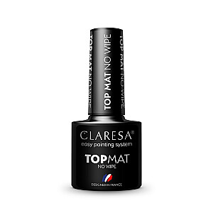 CLARESA Top Mat No Wipe отверждающий топ для гибридного лака без смывки, матовый 5г