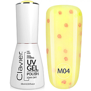 CLAVIER Luxury Nail Hybrid UV Gel hibrīda nagu laka 004 10 ml