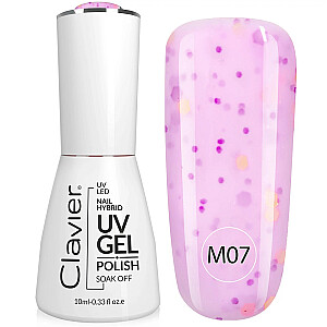 CLAVIER Luxury Nail Hybrid UV Gel hibrīda nagu laka 007 10 ml