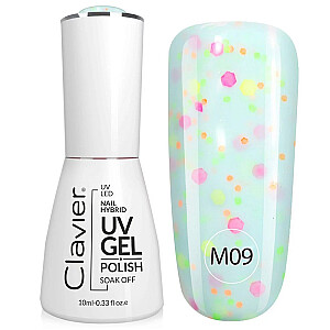 CLAVIER Luxury Nail Hybrid UV Gel hibrīda nagu laka 009 10 ml