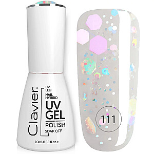 CLAVIER Luxury Nail Hybrid UV Gel hibrīda nagu laka 111 10 ml