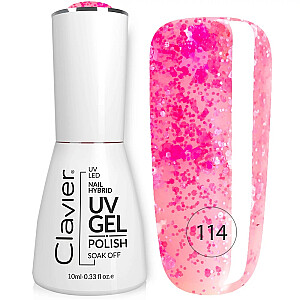 CLAVIER Luxury Nail Hybrid UV Gel hibrīda nagu laka 114 10 ml