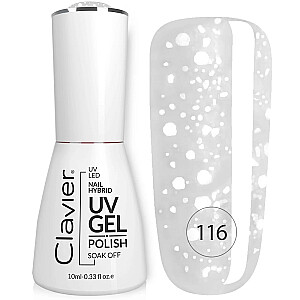 CLAVIER Luxury Nail Hybrid UV Gel hibrīda nagu laka 116 10ml