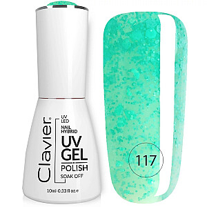 CLAVIER Luxury Nail Hybrid UV Gel hibrīda nagu laka 117 10 ml