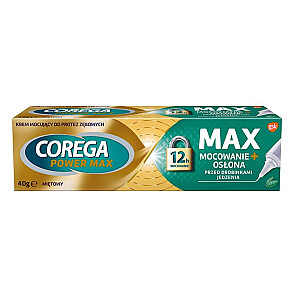 COREGA Power Max Fixation + Krēms protēžu fiksēšanai Mint 40g