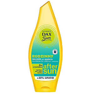 DAX Sun After Sun ģimenes balzams pēc sauļošanās pieaugušajiem un bērniem no pirmās dzīves dienas 5% D-Panthenol 250ml