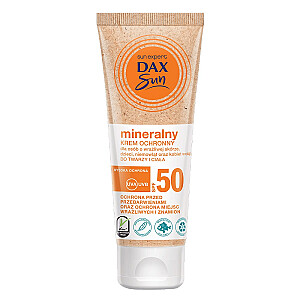 DAX Sun minerālu aizsargkrēms sejai un ķermenim jutīgai ādai SPF50+ 75ml