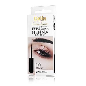 DELIA Eyebrow Expert однокомпонентная экспресс-хна для бровей 1.0 Черная 6мл