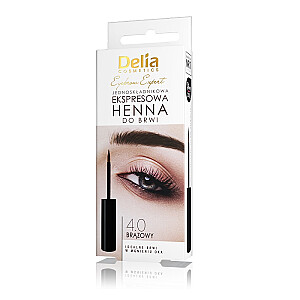 DELIA Eyebrow Expert однокомпонентная экспресс-хна для бровей 4.0 Коричневая 6мл